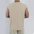 thumbnail image 3 of Leesechin Men's Tank Top Sleeveless Tee Round-Neck Summer Casual Tshirt, 3 of 4