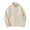 Apricot, variant on Men Zip-up Jacket Men Outdoor Fleece Jacket Windbreaker Liner with Zip Thick Double-sided Long Sleeve Jacket Warm Solid Color Fall Winter for Sports