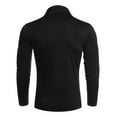 thumbnail image 3 of COOFANDY Men's Casual Slim Fit Turtleneck T Shirts Lightweight Basic Cotton Pullovers, 3 of 11