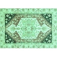 thumbnail image 1 of Ahgly Company Indoor Rectangle Abstract Turquoise Blue Modern Area Rugs, 7' x 10', 1 of 4