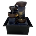 thumbnail image 1 of Matsuzay 1pc Fuente de Feng Shui Adornos Cascada Tamaño pequeño Decoración Artesanía Humidificadores, 1 of 1