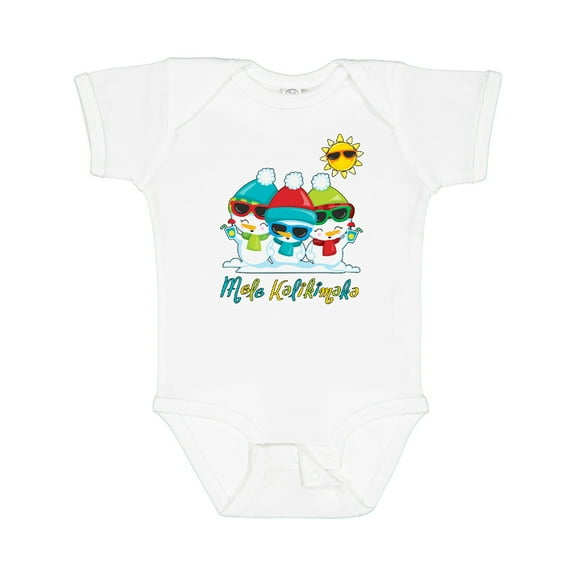 Inktastic Mele Kalikimaka Boys or Girls Baby Bodysuit