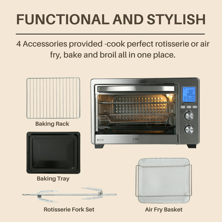 Kitcheniva Countertop Air Fryer Oven Toaster 12 Quart, 1 Pcs - Kroger