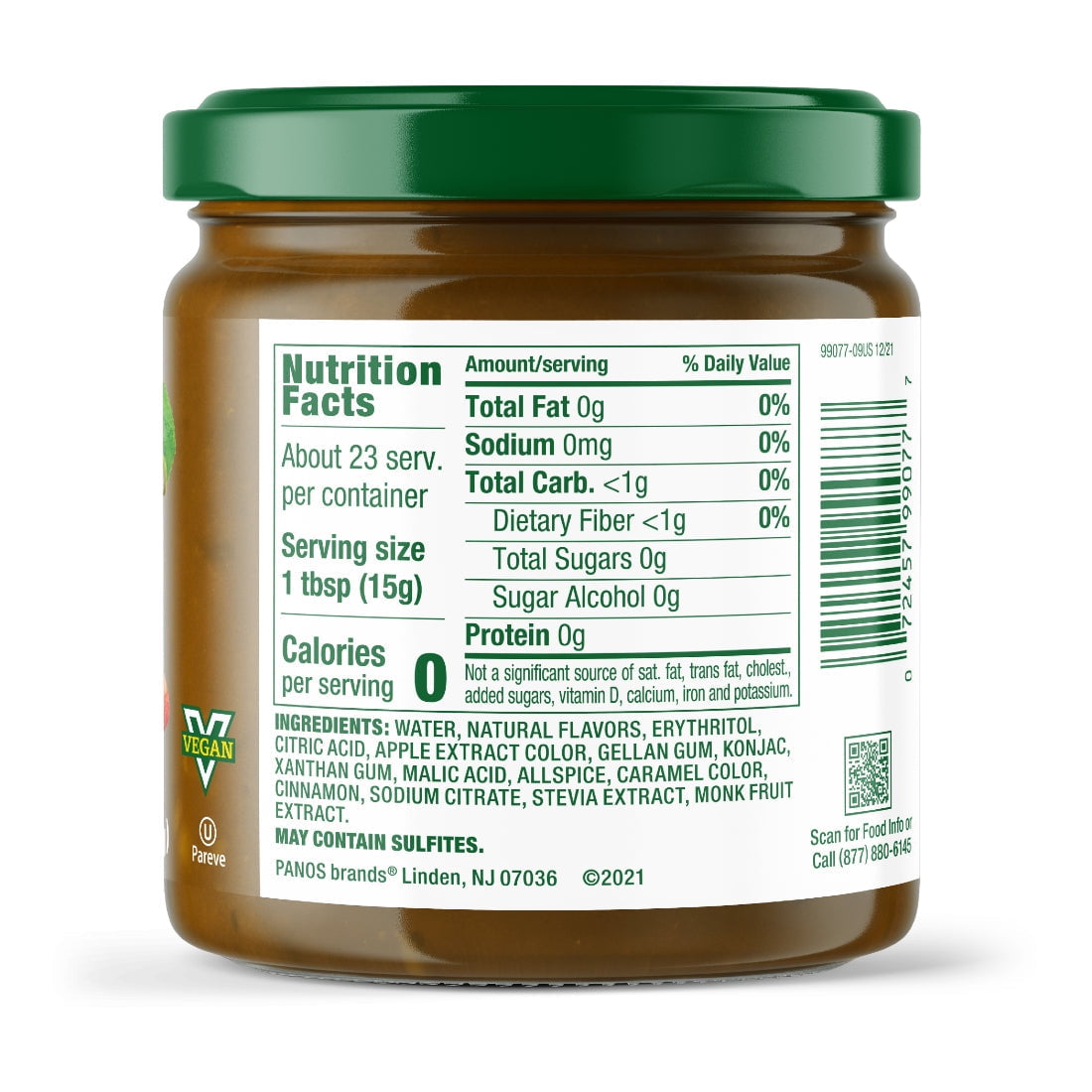 Walden Farms Calorie Free Fruit Jam & Jellies Flavors: Apple Butter, Pack: Case of 6