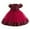 w93# Brick Red316, variant on Wuxian Girls Gown Party Dress Puff Sleeve Sequins Flower Fit And Flare Mesh Tutu Dress Stylish Wedding Party Maxi Princess Fall Dresses,Dark Green,3-4 Years