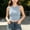 Sky Blue, variant on Girls 9-14 Years Ribbed Knit Tank Top Crew Neck Sleeveless Solid Color Casual Everyday Spring Summer Top Yellow 9 Years