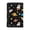 Space Print, variant on CHAQLIN US Flag & Deer Head with Leaf Camouflage Pattern Trifold Card Wallet for Sports, Polyester Children's Wallet with Lightweight Washable Kids Trifold Wallet