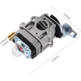 thumbnail image 2 of JINGKE Brand Carburetor Kit Fits 52CC 2HP Predator Earth Auger 63022 Various Tools Gasket Primer Bulbs  Fuel Line Kit, 2 of 6