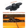 thumbnail image 2 of Soporte Ancor para Kayak, listón de línea de montaje en pista para Kayak, accesorio de pesca con montaje en riel para atar cuerdas de forma segura en kayaks, canoas y barcos, 2 of 5