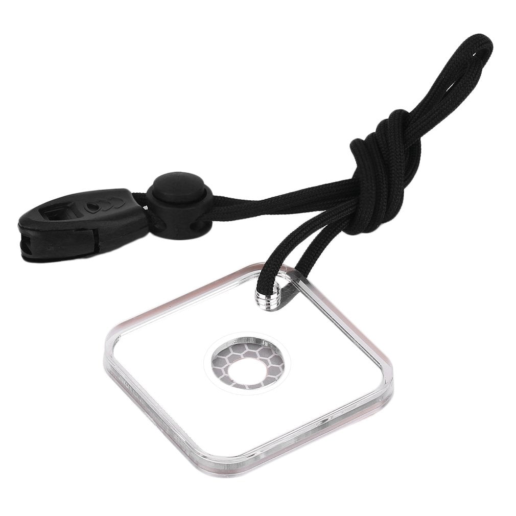 ouying1418 Heliograph Signal Mirror with Whistle Multifunctional Emergency Rescue Tool 