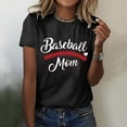 thumbnail image 2 of Cathalem T Shirt Women Slim Fit V Neck Ribbed Knit Basic Solid Color Tees Tops,Black M, 2 of 5