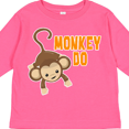 thumbnail image 4 of Inktastic Monkey Do with Monkey Boys or Girls Long Sleeve Toddler T-Shirt, 4 of 5