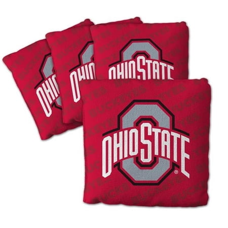 NCAA Ohio State Buckeyes Cornhole Bags - 4PK - Red
