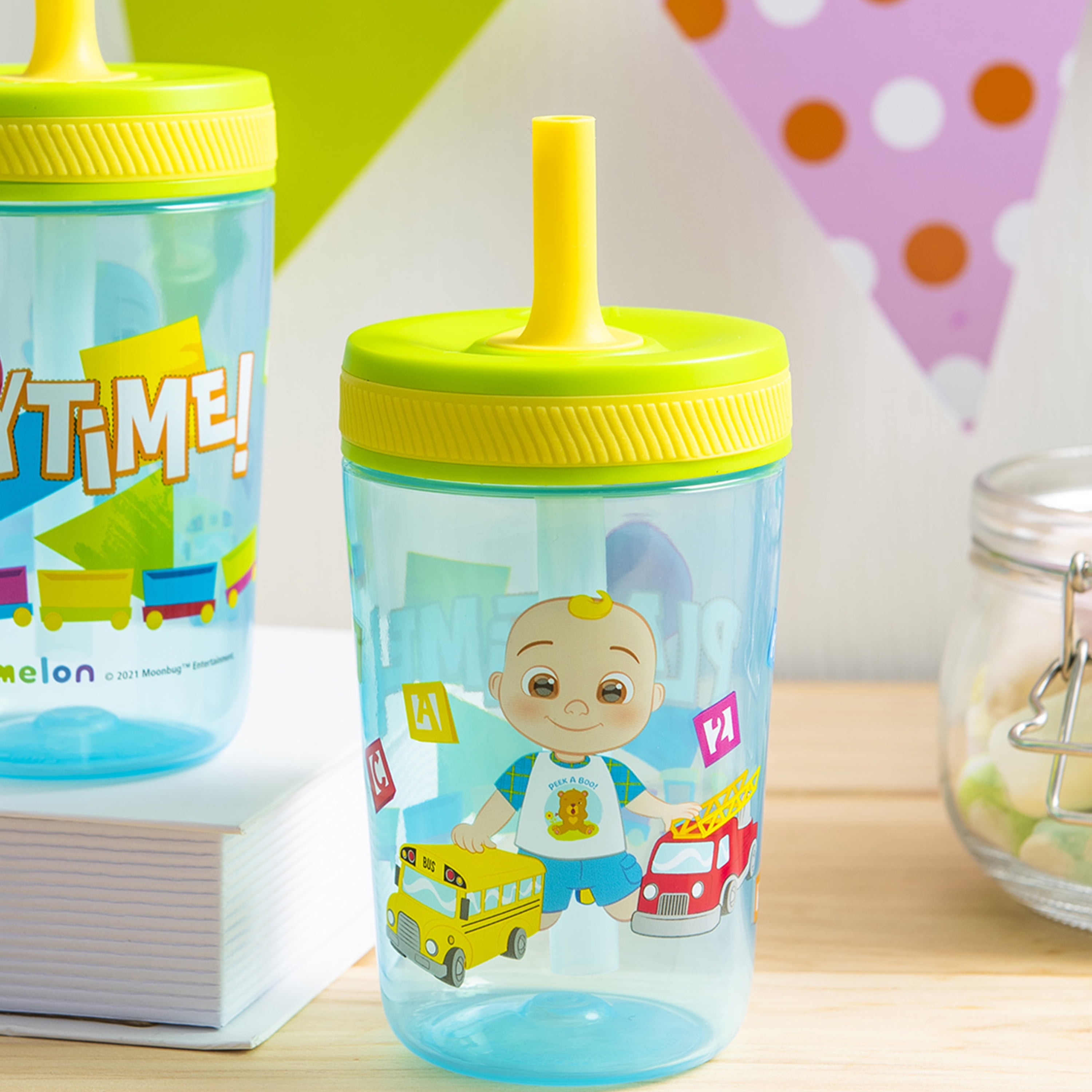 Cocomelon Flip Top or Sippy Cup Tumbler – Precious Moments Creations