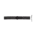 thumbnail image 2 of Unique Bargains 18mm Quick Release Metal Chain Watch Bands, Stainless Steel Link Watch Strap Bracelet, Watch Band for Men Women Black  18mm Band Width, 2 of 6