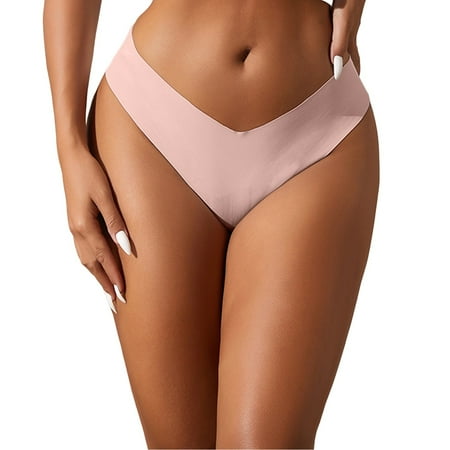 

ZMHEGW 6 Packs Womens Underwear High Waist Seamless Breathable Briefs Panties