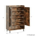 thumbnail image 6 of ONBRILL Shoe Storage Cabinet, 45'' Wooden 6-Tier Shoe Cabinet, Hold 18-24 Pairs for Entryway Hallway, 6 of 9