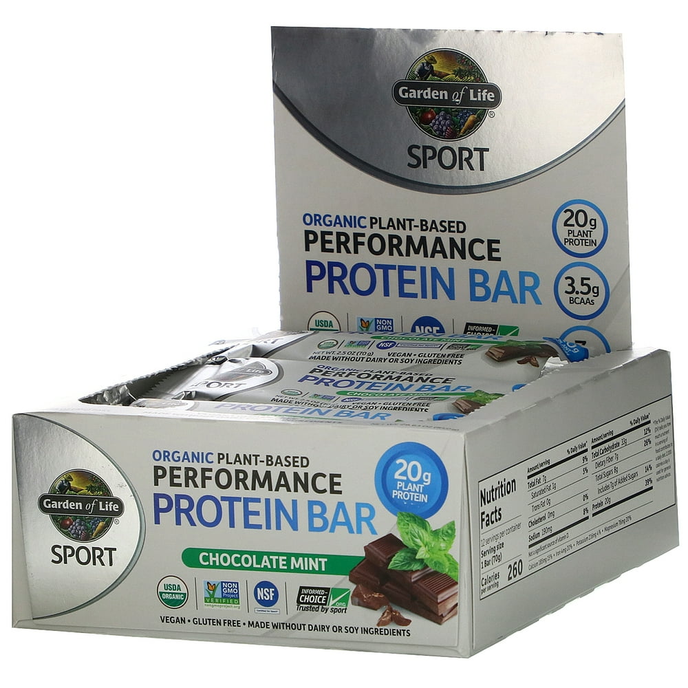 Garden of Life Sport Organic PlantBased Performance Protein Bars
