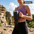 thumbnail image 6 of Ozark Trail 40 oz Stainless Steel Insulated Tumbler with Handle, Black, 6 of 16