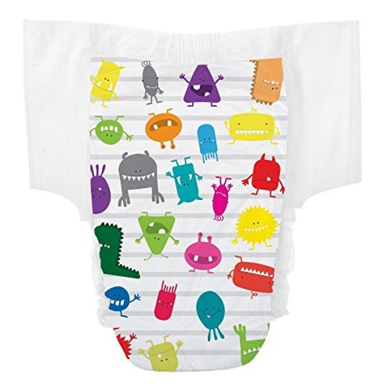 The Honest Company Training Pants (Monsters, Size 2T/3T)