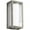 Weathered Zinc, variant on Quorum Lighting Maestro 3-Light LED Outdoor Wall Mount, Weathered Zinc, Frosted Shade, Clear Fluted Glass