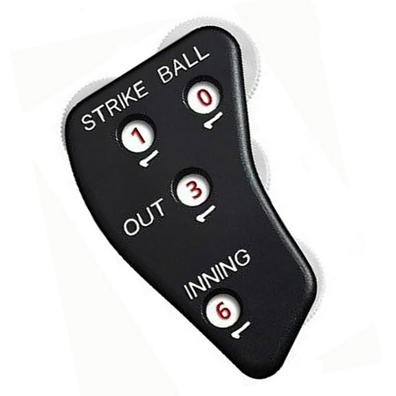 BELOWSYALER Practical Baseball Counter Clickers 4 Wheel Baseball Umpire Clickers for Scorekeeper Outs & Innings sphere