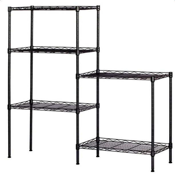 5Tier Changeable Assembly Carbon Steel Standing Shelf Units,Heavy Duty