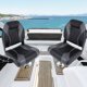 thumbnail image 1 of Yeshouse Asiento de barco plegable con bisagras de aluminio, vinilo marino resistente, respaldo alto y acolchado de espuma de alta densidad, resistente a los rayos UV, 1 of 7
