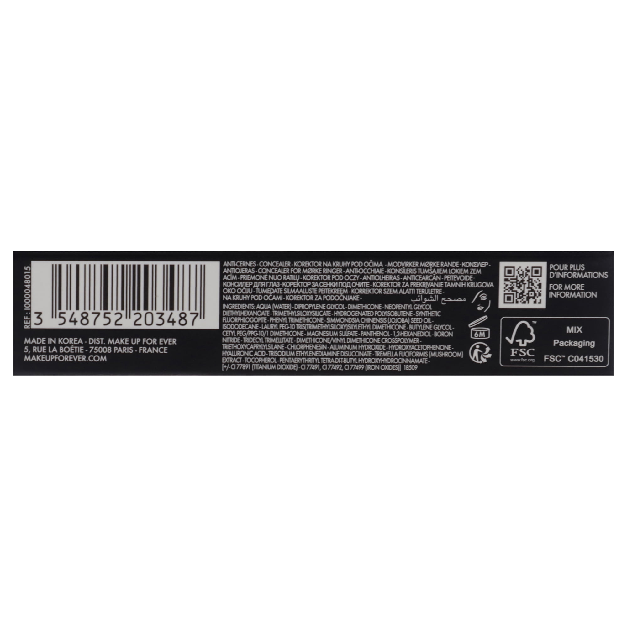 HD Skin Concealer - 1.5R Linen by Make Up For Ever for Women - 0.15 oz Concealer