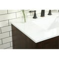 thumbnail image 4 of 30 inch single bathroom vanity in expresso, 4 of 8