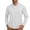 White, variant on Men's Button Up Rash Guard Shirts, UPF 50+ Sun Protection Long Sleeve Golf Shirts, Quick Dry Lightweight Sun Shirt with Collar