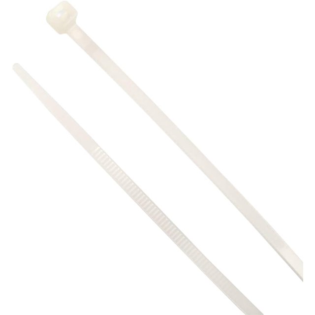 Attache de Câble Multi-Usage Naturel 11 Pouces, Résistance à la Traction 40 Lb, UL 21 Listed, Lot de 500