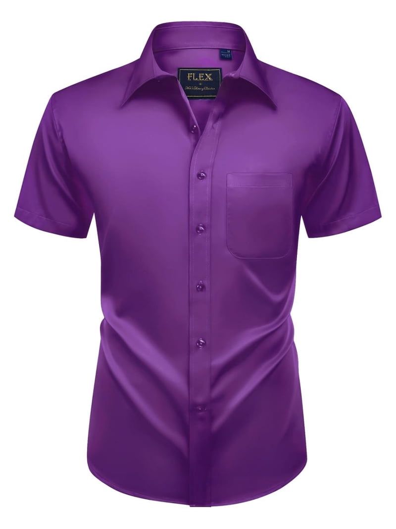 alimens & gentle men's dress shirts Alimens & Gentle Mens Solid Oxford Shirt Long Sleeve Dress Shirt Work Dapper On Main
