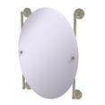 thumbnail image 1 of Que New Collection Oval Frameless Rail Mounted Mirror - QN-27-91-PNI, 1 of 1