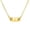 Gold-111, variant on Butterfly Angel Numbers Necklaces for Women Stainless Steel 222 Numbers Pendant Choker Numerology Jewelry Silver