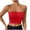 Red, variant on Ltctricy Tube Tops for Women Seamless Cropped Strapless Tank Shirts Going out Bandeau Tops Fashion Summer Outfits
