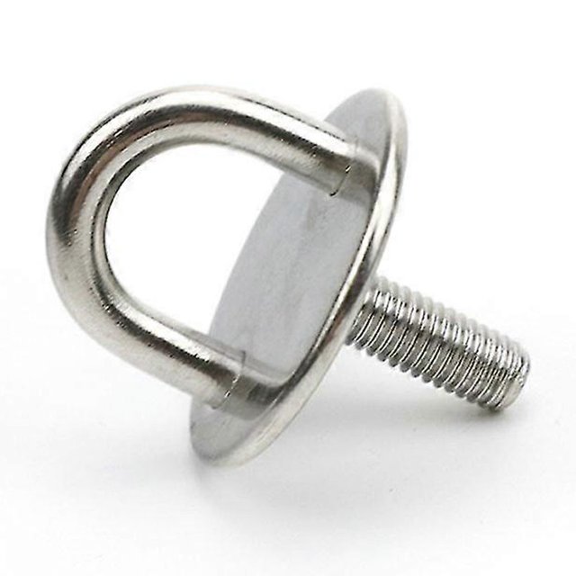 Pad Eye Plate With Enclosed Hook Staple Ring Hook Loop U-shaped Design Hanger
