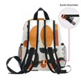thumbnail image 5 of FORMRS School Backpack with Front Zippered Pocket 12" Student Travel Daypack, White Abstract Shapes, 5 of 6