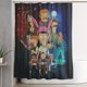 thumbnail image 1 of Cortina de ducha Bob'S Burgers con diseño de dibujos animados, con 12 ganchos, impermeable, lavable, de poliéster, para decoración del baño, 60 x 72 pulgadas, de hierro, 1 of 8