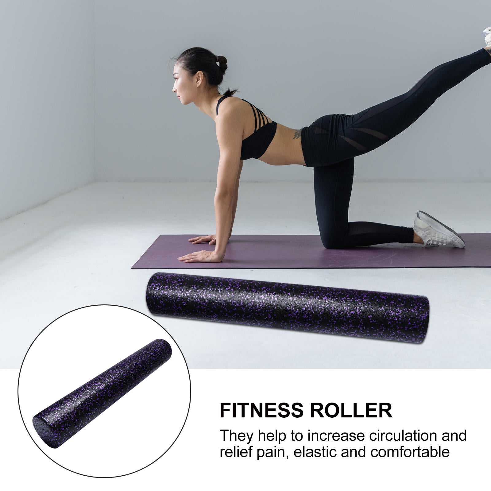 LEORX Fitness Roller Yoga Column Foam for Increased Circulation 1Set
