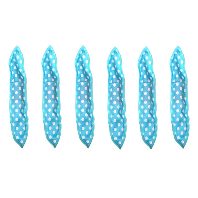 MasteelfCA 6 Pcs Éponge Boucleur de Cheveux Outil de Coiffure pour Dormir Femmes Rouleau de Cheveux Bleu