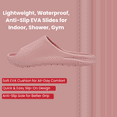 thumbnail image 3 of Women’s Comfort Slide Sandals EVA 2 – Ultra-Lightweight Slip-On Slides | Soft Cushion | Waterproof & Quick Dry | Indoor Outdoor Pool, Beach, Shower & Casual Wear | Anti-Slip Sole, 3 of 5
