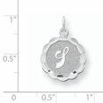 thumbnail image 2 of 925 Sterling Silver Dainty Letter J Initiale Nom Monogramme Collier Pendentif Pendentif, 2 of 6