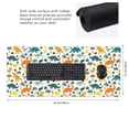 thumbnail image 3 of Disketp Dinosaurs and Tropical Leaves Gaming Mouse Mat Long Extended Mouse Pad Desk Mat Non-Slip Rubber Mice Pads Stitched Edges(315.5 x 16 x 0.12 Inches), 3 of 8