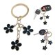 thumbnail image 2 of Eelgant Floral Keychain For Women Colorful Flower Keyring Pendant Alloy Key Holder Girls Bag Charm Accessories Gift, 2 of 4