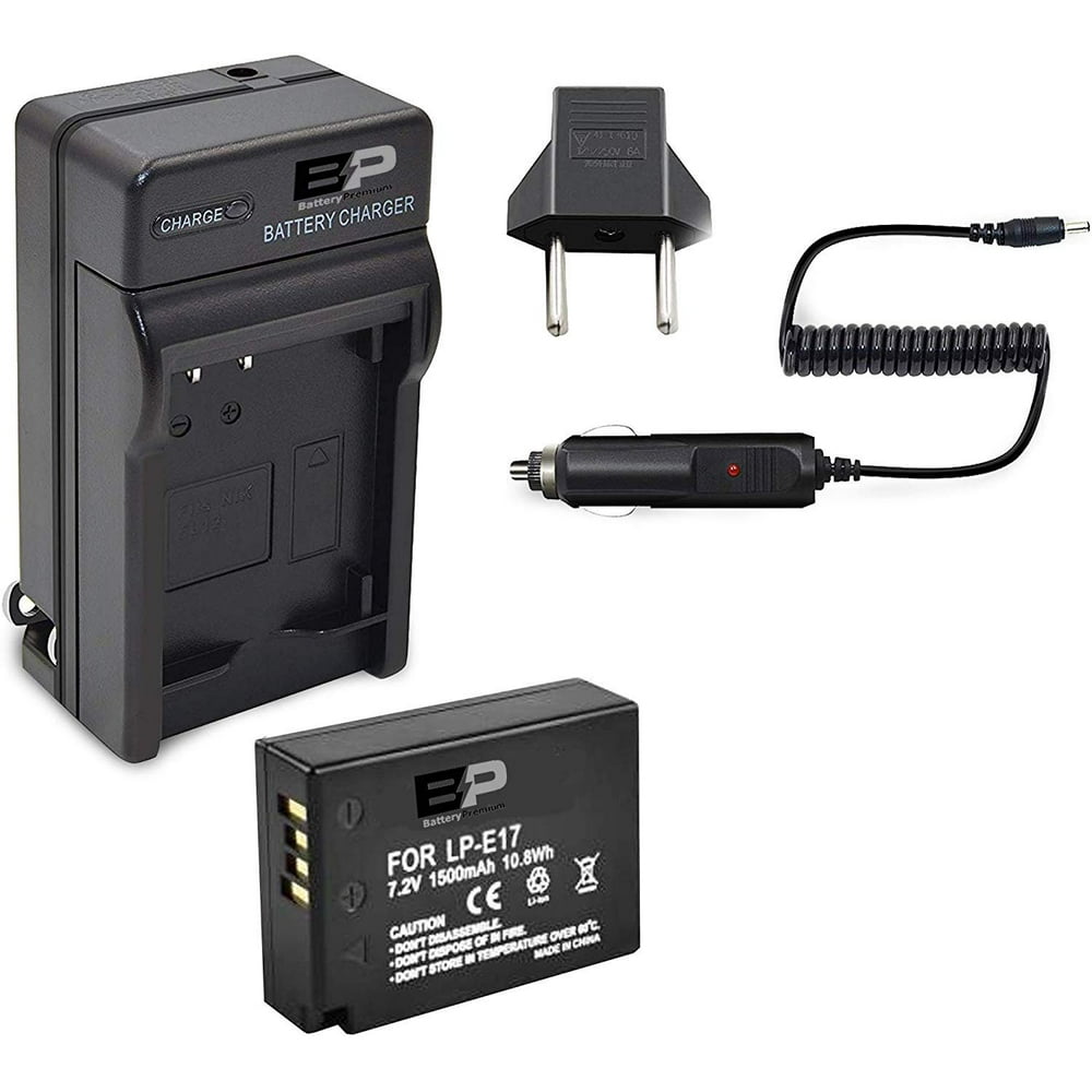 BP LPE17 Battery and Charger for Canon EOS RP, Rebel SL2, SL3, T6i