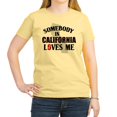 thumbnail image 1 of CafePress - Somebody In California Women's Pink T Shirt - Women's Classic T-Shirt, 1 of 1