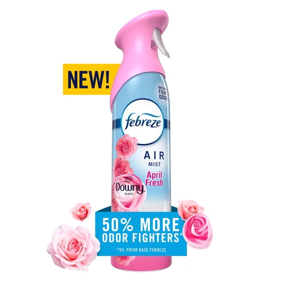 Febreze Air Mist Air Freshener Spray, Downy April Fresh Scent, 8.1oz