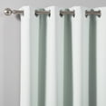 thumbnail image 2 of Quality Home Thermal Insulated Blackout Curtains - Stainless Steel Nickel Grommet Top - Mint - 52"W x 63"L - (Set of 2 Panels), 2 of 2