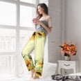 thumbnail image 5 of Rateoe Sunflowers On A Yellow Background Pattern Women’s Ultra-Soft Comfy Pajama Lounge Pants Sleepwear,Comfortable Lounge Wear,lightweight Pajamas, Casual Home Wear-Small, 5 of 6